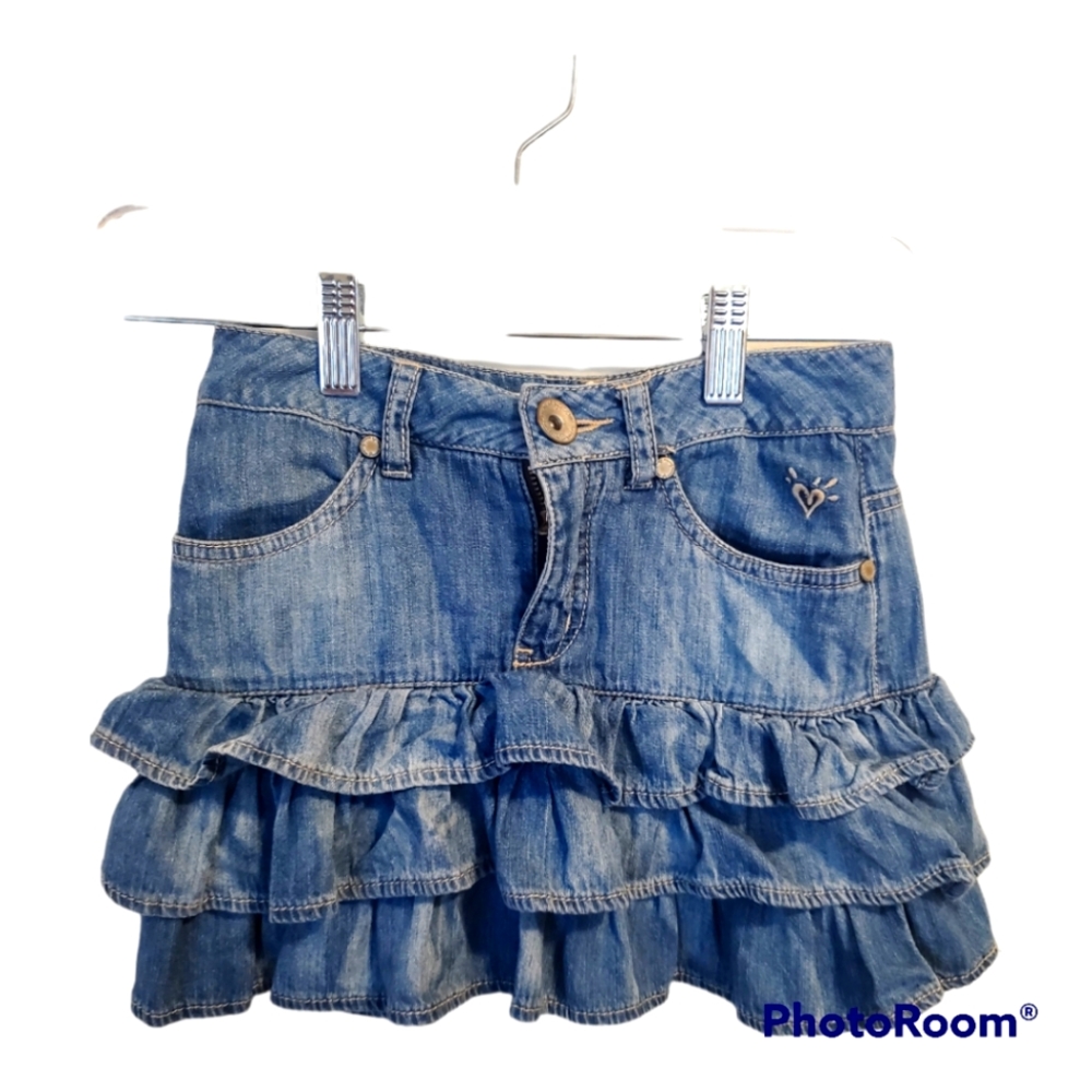 Justice jeans kids skirt